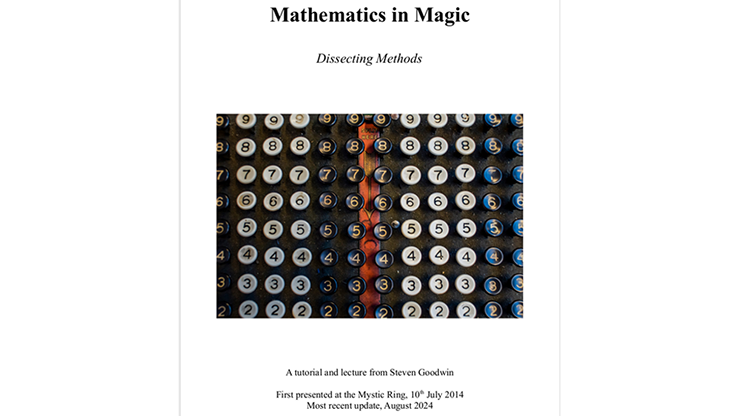 The Maths in Magic by Steven Goodwin - ebook