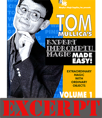Waters of India - Video Download (Excerpt of Mullica Expert Impromptu Magic Made Easy Tom Mullica- #1, DVD)