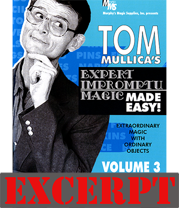 Paul Harris' Fizz Master - Video Download (Excerpt of Mullica Expert Impromptu Magic Made Easy Tom Mullica- #3, DVD)