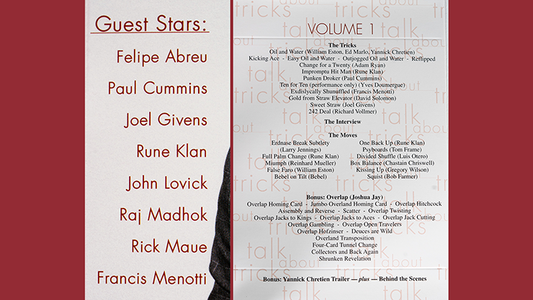 Talk About Tricks (Vol 1 thru 3) by Joshua Jay - Video Download