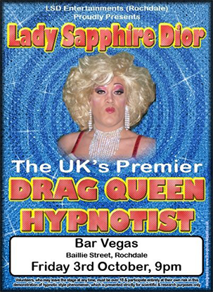 Drag Queen Comedy Stage Hypnosis Course by Jonathan Royle & Lady Sapphire Dior - Mixed Media Download