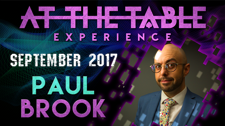 At The Table Live Lecture - Paul Brook September 20th 2017 - Video Download