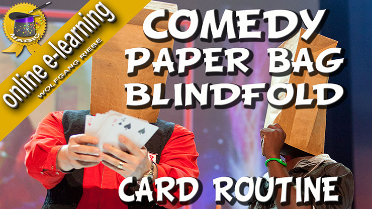 Comedy Paper Bag Blindfold Routine by Wolfgang Riebe - Video Download