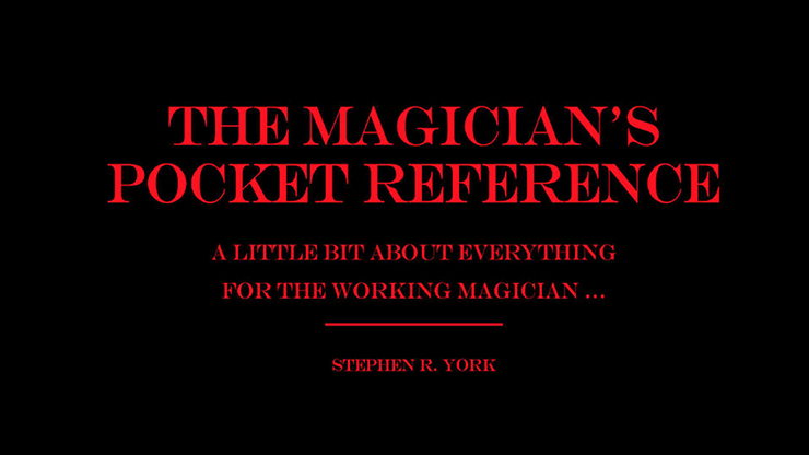 The Magician's Pocket Reference by Stephen R. York - ebook