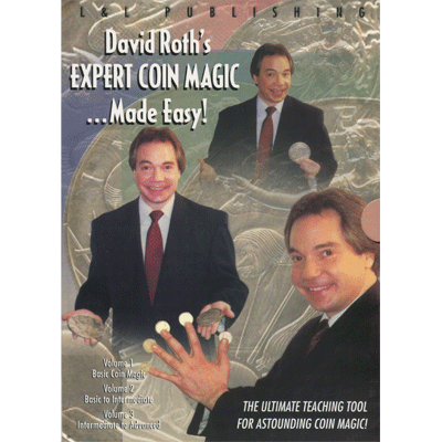 David Roth Expert Coin Magic Made Easy (3 Vol. set) - Video Download
