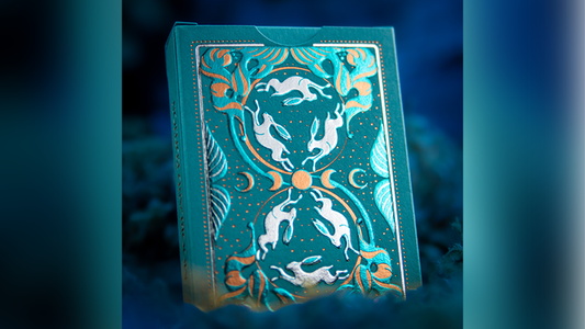 Under the Moon (Moorland Green) Playing Cards