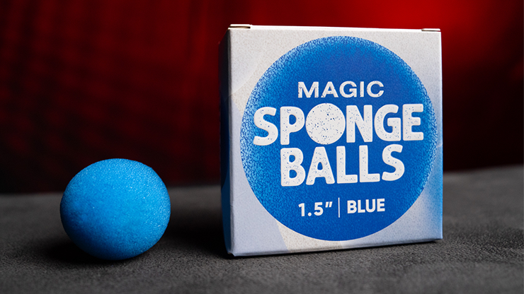 Magic Sponge Balls 4PK BLUE 1.5" by Murphy's Magic