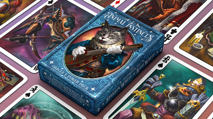 The Animal Instincts Poker and Oracle (Minstrel) Playing Cards