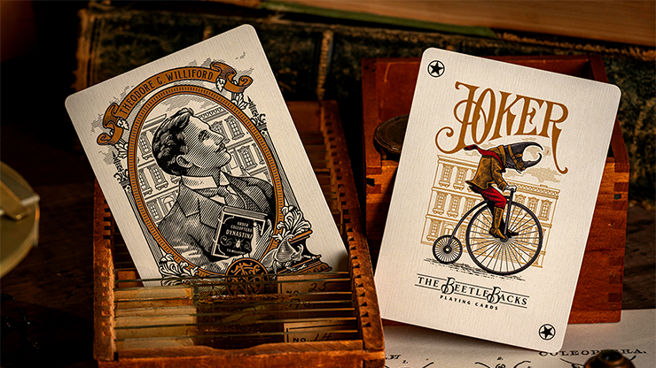 The Beetle Backs (Cobalt Edition) Playing Cards