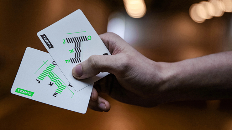 Tempo Green Playing Cards