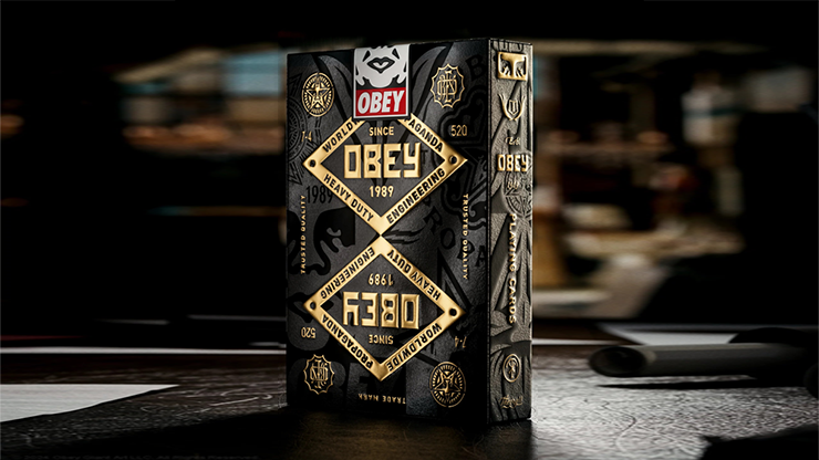 Obey Gold Edition Playing Cards by theory11