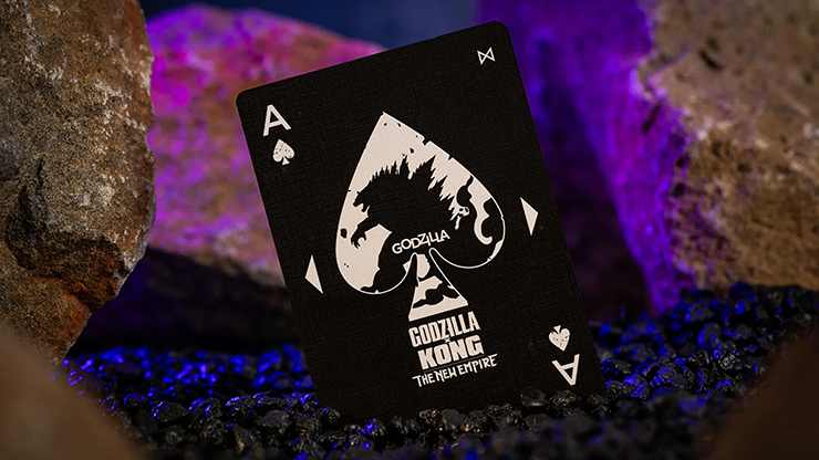 Godzilla x Kong: The New Empire Playing Cards - Godzilla (Black) Standard Edition