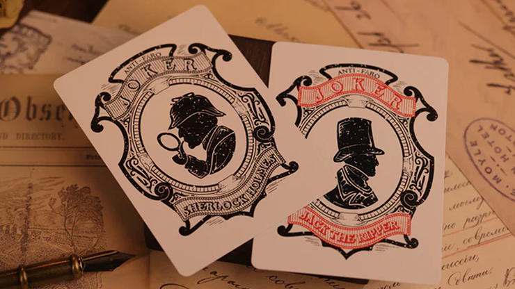 Jack the Ripper & Sherlock Holmes (Skewer Edition) Playing Cards