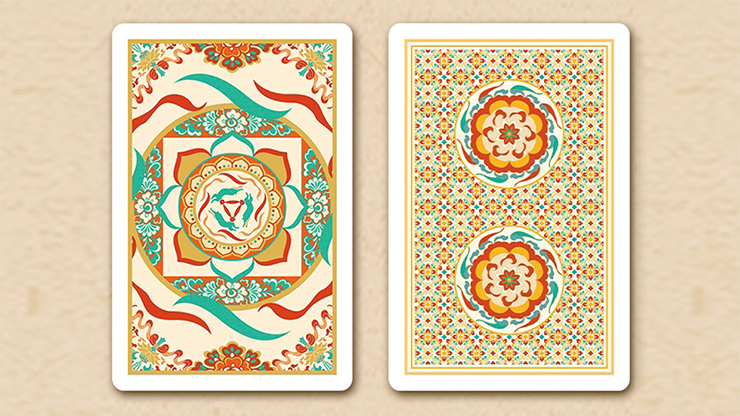 Three Rabbits with Ears Playing Cards