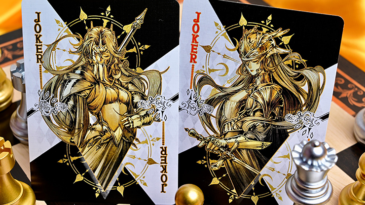 CHESS White Playing Cards by Hidden Light