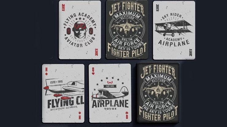 Jet Fighter Playing Cards