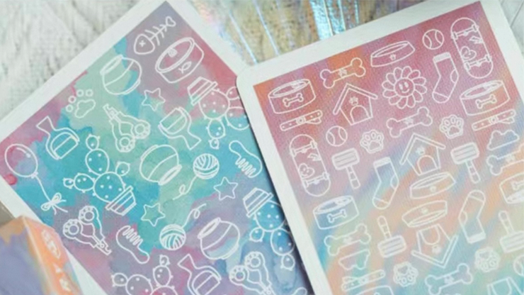 Kitten Diary - Colorful Edition Playing Cards by ACPC