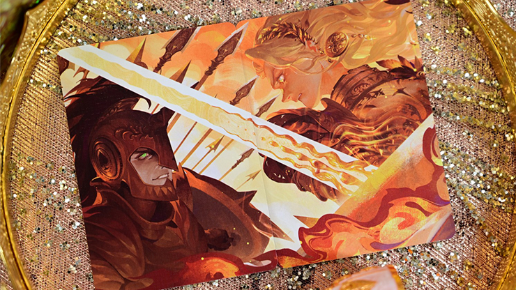 King Arthur V2 (Golden Dawn) Playing Cards by KING STAR