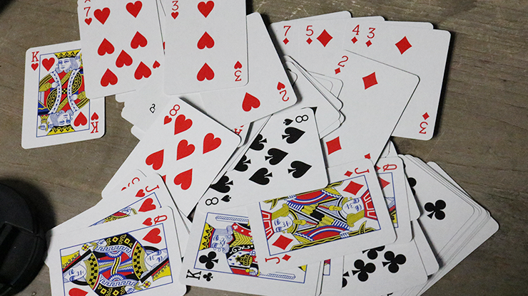 Mini Bicycle Cards (Green)