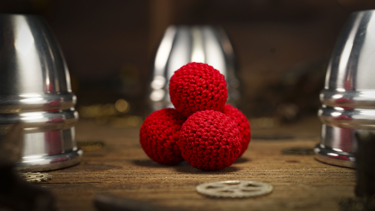Aluminum Alloy Cups and Balls Set by TCC Magic
