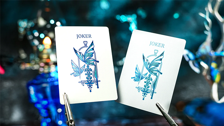 Prism Blue Morpho Playing Cards by TCC Fashion