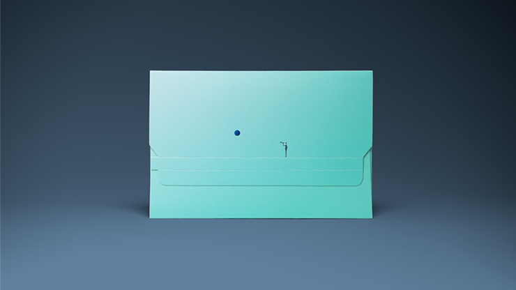 Outside the Box (Blue) by Thomas Badar