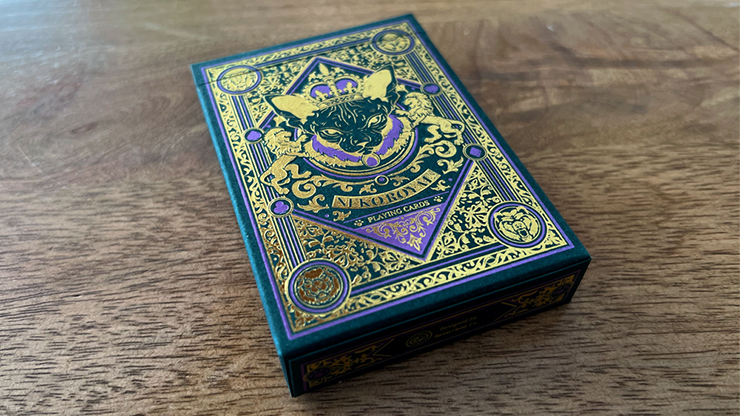 Neko Royal Green Playing Cards