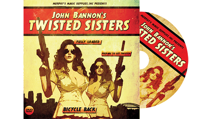 Twisted Sisters 2.0 (Gimmicks and Online Instructions) Bicycle Back by John Bannon - Trick