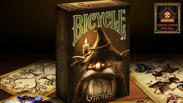 Bicycle Gnomes Playing Cards by Collectable Playing Cards