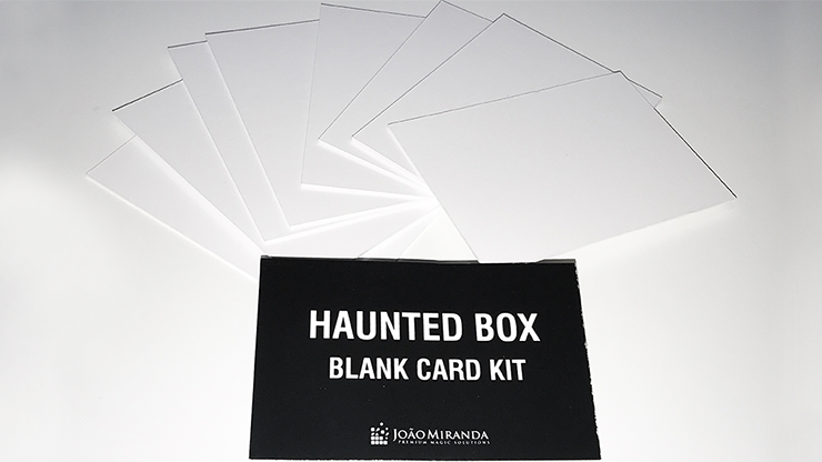 Blank Card Kit for Haunted Box by João Miranda - Trick