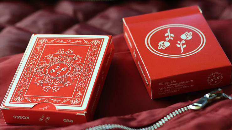 Red Roses Playing Cards by Daniel Schneider