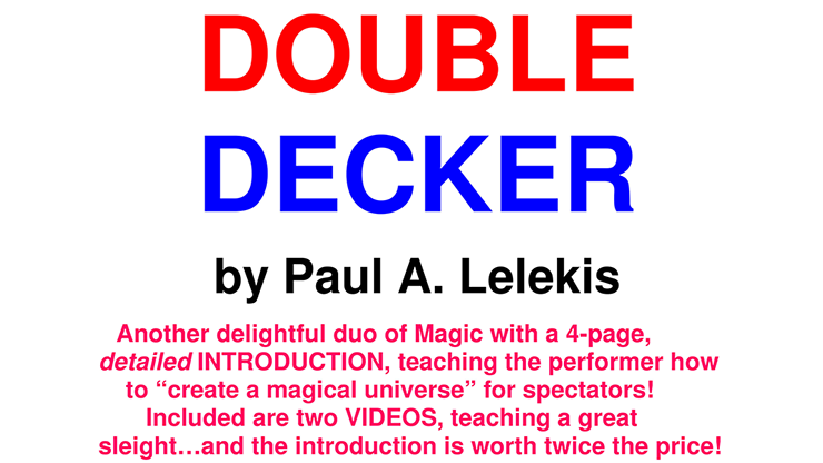 DOUBLE DECKER by Paul A. Lelekis - Mixed Media Download