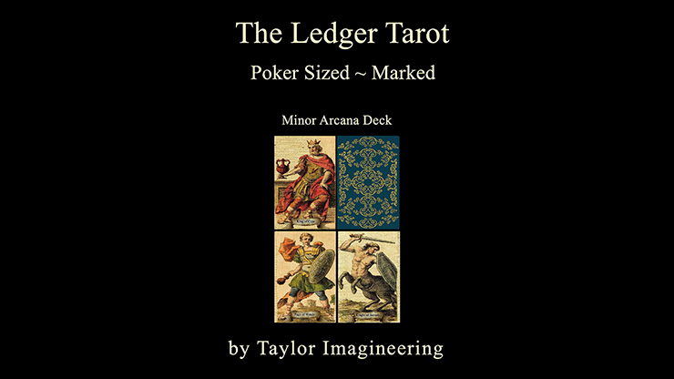 Ledger Minor Arcana Deck Poker Sized (1 Deck and Online Instructions) by Taylor Imagineering