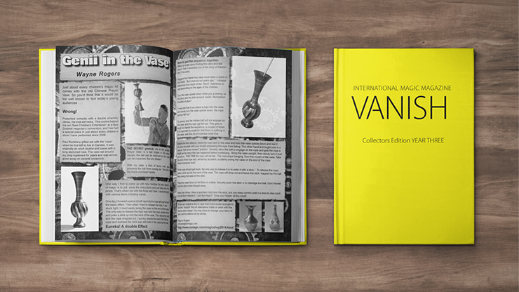 VANISH MAGIC MAGAZINE Collectors Edition Year Three (Hardcover) by Vanish Magazine - Book