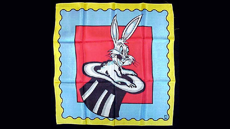 Rice Picture Silk 18" (Rabbit in Hat) by Silk King Studios - Trick