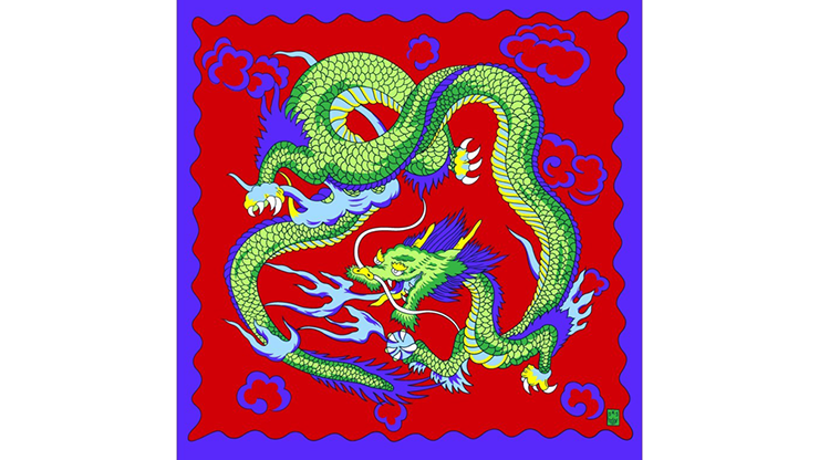 Rice Picture Silk 18" (Imperial Dragon) by Silk King Studios - Trick