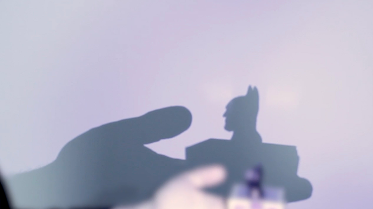 Shadow Art (Bat Man) by Mathieu Bich - Trick