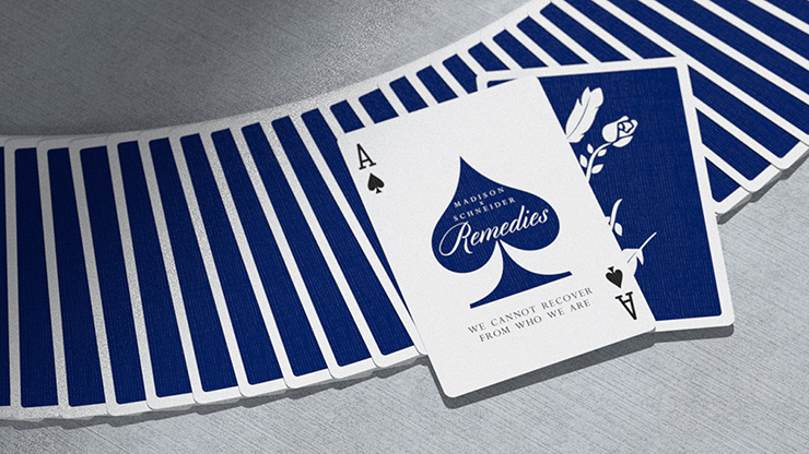 Royal Blue Remedies Playing Cards by Madison x Schneider