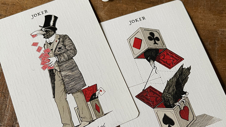 RAVN IIII (Red) Playing Cards Designed by Stockholm17