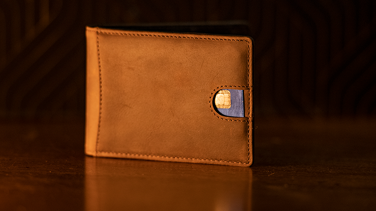 FPS Wallet Brown (Gimmicks and Online Instructions) by Magic Firm - Trick