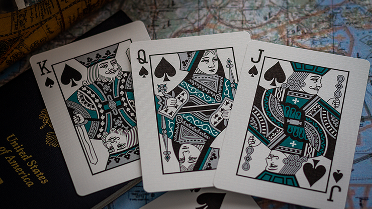 Limited Edition Lounge in Terminal Teal by Jetsetter Playing Cards