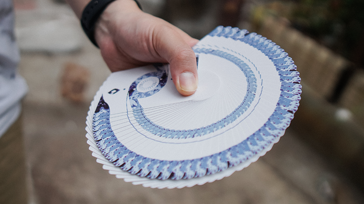 Fluid Art Blue (Cardistry Edition) Playing Cards