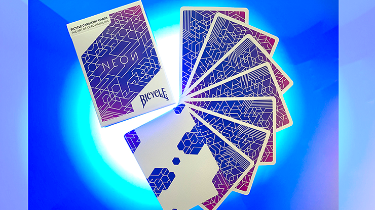 Bicycle Neon Blue Aurora Playing Cards