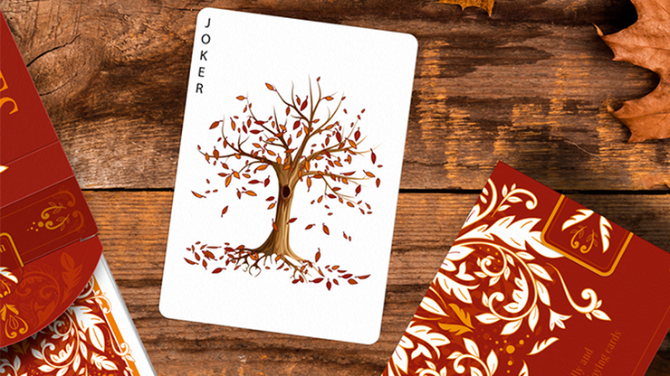 Leaves Autumn Playing Cards by Dutch Card House Company