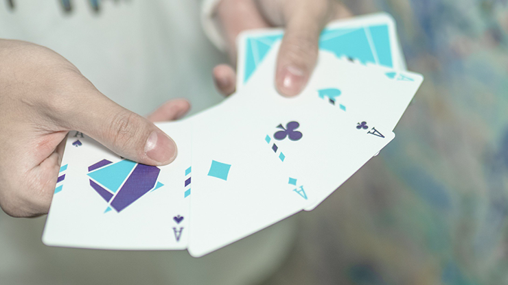 Flexible Gradients Blue Playing Cards by TCC