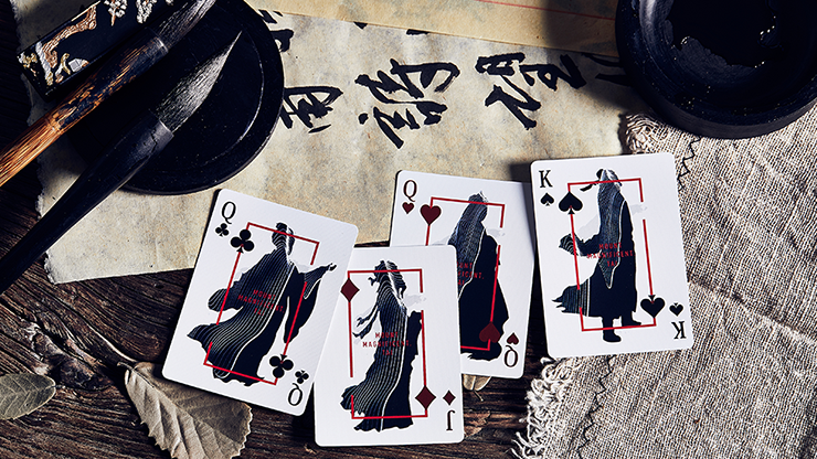 Mountain Wang Yue (Black) Playing Cards by Bocopo