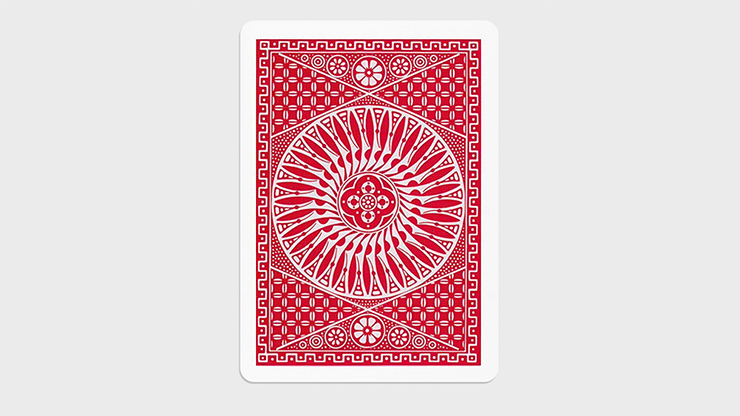 Tally Ho Circle Back Gaff Pack Red (6 Cards) by The Hanrahan Gaff Company