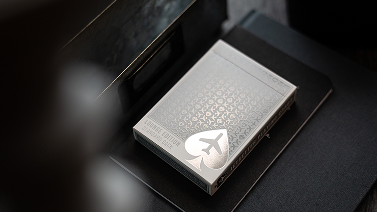 Lounge Edition in Jetway (Silver) by Jetsetter Playing Cards