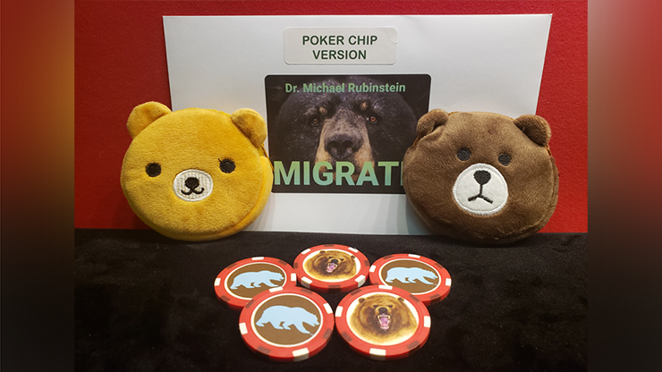 MIGRATE POKER CHIP by Dr. Michael Rubinstein - Trick