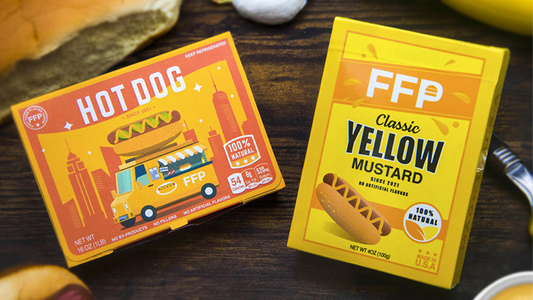 Hot Dog & Mustard Combo (Half-Brick Food Truck) Playing Cards by Fast Food Playing Cards